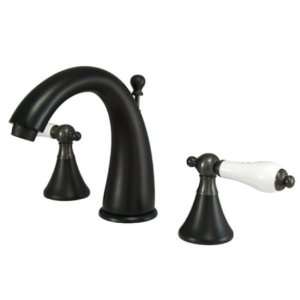  Kingston Brass KS2975PL+ Naples Widespread Lavatory Faucet 
