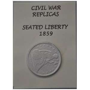  Seated Liberty 1859    Replica Coin Set  
