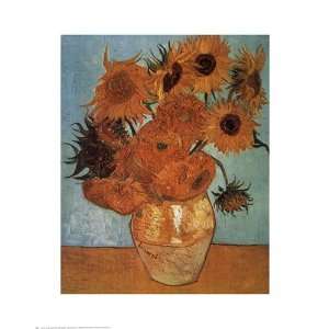  Vase with Twelve Sunflowers, c.1888 by Vincent Van Gogh 24 