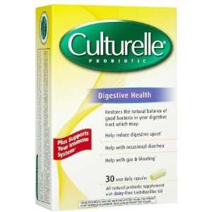 Culturelle Probiotic Digestive Health Caps, 30 ct (Quantity of 2)