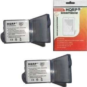  HQRP Two Batteries for Canon PowerShot SD600, SD630, SD750 