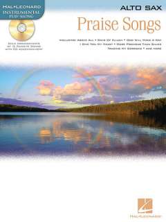 Praise Songs for Alto Sax Saxophone Sheet Music Book CD  