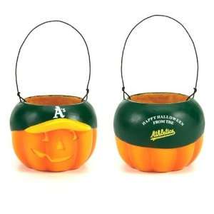   Athletics MLB Halloween Pumpkin Candy Bucket (5.5)
