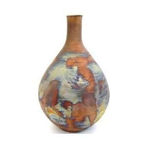  Raku Pottery Vase