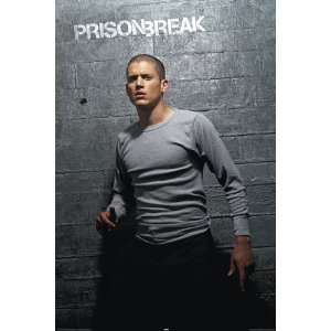 HUGE LAMINATED / ENCAPSULATED TV Series Prison Break Miller Wall 