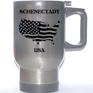  US Flag   Schenectady, New York (NY) Stainless Steel Mug 