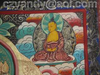 Name Wonderful Amazing Old Antique Tibetan Buddhism Hand Painted 