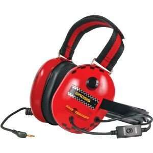  New Red Scanner Headphone With Passive Noise Cancellation 