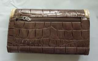 GUESS Satchel Set Sami Taupe Brown Multi Patent Handbag & Matching 