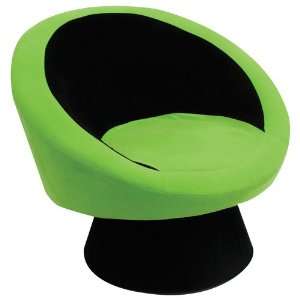  Saucer Chair  Black & Green
