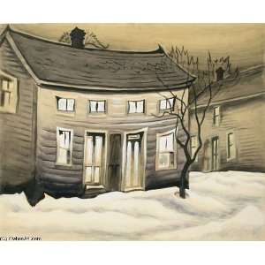 Hand Made Oil Reproduction   Charles Burchfield   32 x 26 inches   Cat 