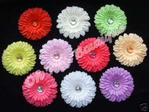 50 Gerber Daisy 4.5 Silk Flower Girls Bridal U PICK 1215H  