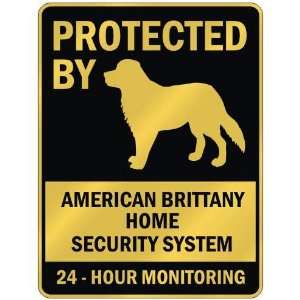   AMERICAN BRITTANY HOME SECURITY SYSTEM  PARKING SIGN DOG: Home
