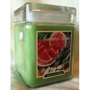 Summer Slices Scented Village Candle, 38 oz: Home 