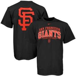  Nike San Francisco Giants Youth Black Arched Date T shirt 