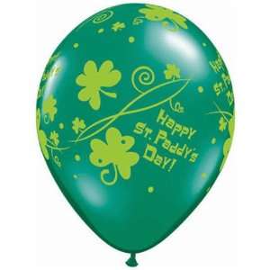  (12) Happy St. Patricks Day 11 Latex Balloons: Health 