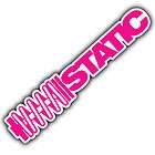 STATIC JDM EURO CAR VEHICLE STICKER by Mr Oilcan PINK EDITION