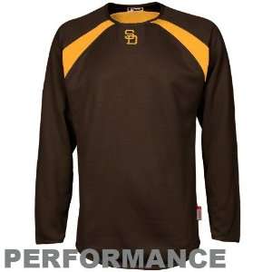  Majestic San Diego Padres Brown Cooperstown Performance 