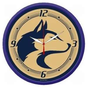  Washington Huskies Round Clock