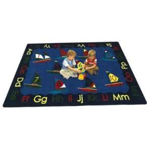  Joy Carpets Smooth Sailing Kids Area Rug, 7 ft. 8 in. x 10 