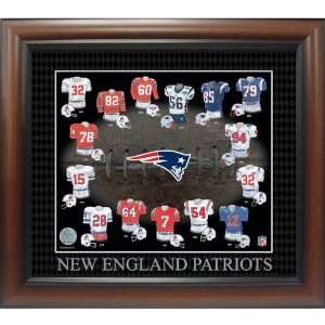  American Stamp Collectibles New England Patriots Evolution 