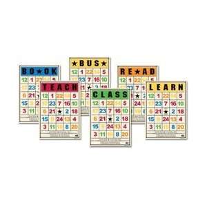  Mini Bingo Cards Tag Weight 2.5X3.5 6/Pkg   School Days 