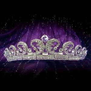 Royalty Inspired Jeweled Tiara Wedding Crown  