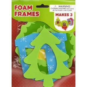 Christmas Foam Picture Frames Craft Kit   Christmas Tree, Wreath, Gift 