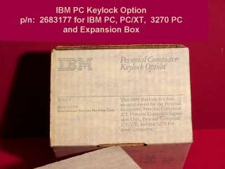 VINTAGE IBM PC SERIES COMPUTER POWER SWITCH LOCK   NEW  