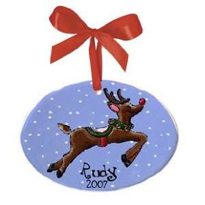  PERSONALIZED RUDOLPH ORNAMENT 
