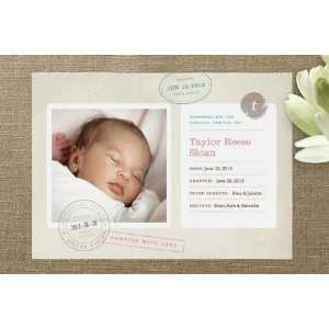  Home Sweet Home Birth Announcements Health & Personal 