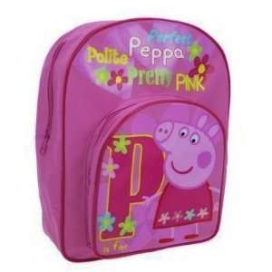   Peppa Pig P For Preety  School Bag Rucksack Backpack: Toys & Games
