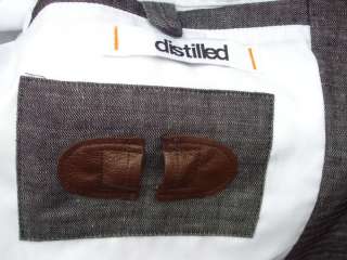 NWT Distilled Clothing Linen Tech Jacket Made in USA L  