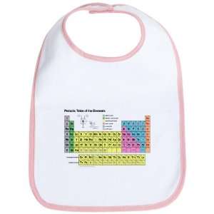    Baby Bib Petal Pink Periodic Table of Elements: Everything Else