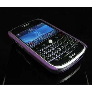 PURPLE Back Cover Rubber Coating Hard Faceplate for BlackBerry Bold 