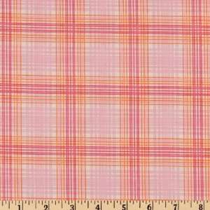  44 Wide Sew Easy As 123 Plaid Pink Fabric By The Yard 