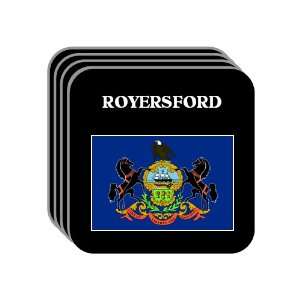 US State Flag   ROYERSFORD, Pennsylvania (PA) Set of 4 Mini Mousepad 