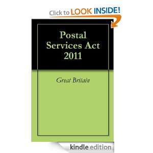 Postal Services Act 2011 Great Britain  Kindle Store