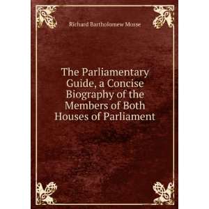   Houses of Parliament Richard Bartholomew Mosse  Books