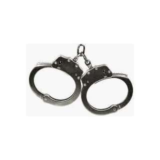  DOUBLE LOCK NICKEL PLATED HANDCUFFS: Home Improvement