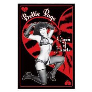  Bettie Page (Queen Of Hearts) Poster: Home & Kitchen