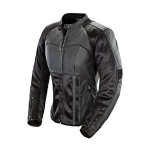  Joe Rocket Womens Radar Leather Black Jacket   Size 
