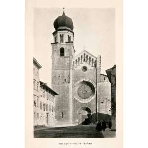  Print Cathedral Trento Italy Architecture St. Vigilus Romanesque 