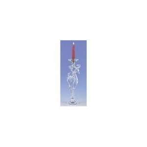    13 Icy Crystal Deer Christmas Taper Candle Holder: Home & Kitchen