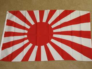 3X5 IMPERIAL JAPAN RISING SUN FLAG JAPANESE WWII F182  