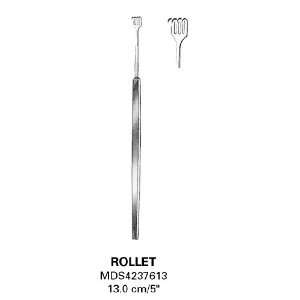  Medline Delicate Hooks, Rollet   Sharp, 4 prongs, 5, 13 