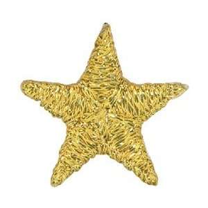  Blumenthal Lansing Iron On Appliques Metallic Gold Stars 2 