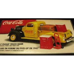 Coca Cola 1947 Pickup Truck Bank 1999 Die Cast Metal  