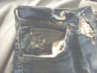 Vintage 40s LEE RIDERS Sanforized Jeans SELVEDGE Denim Crotch Rivet 