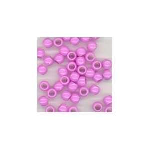  Plastic Mini Pony Beads 5x7mm Lavender Opaque, 500pcs 